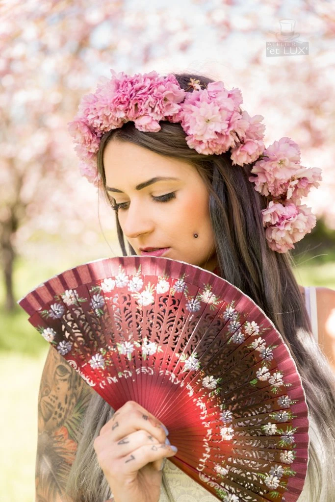 Cherry flower season